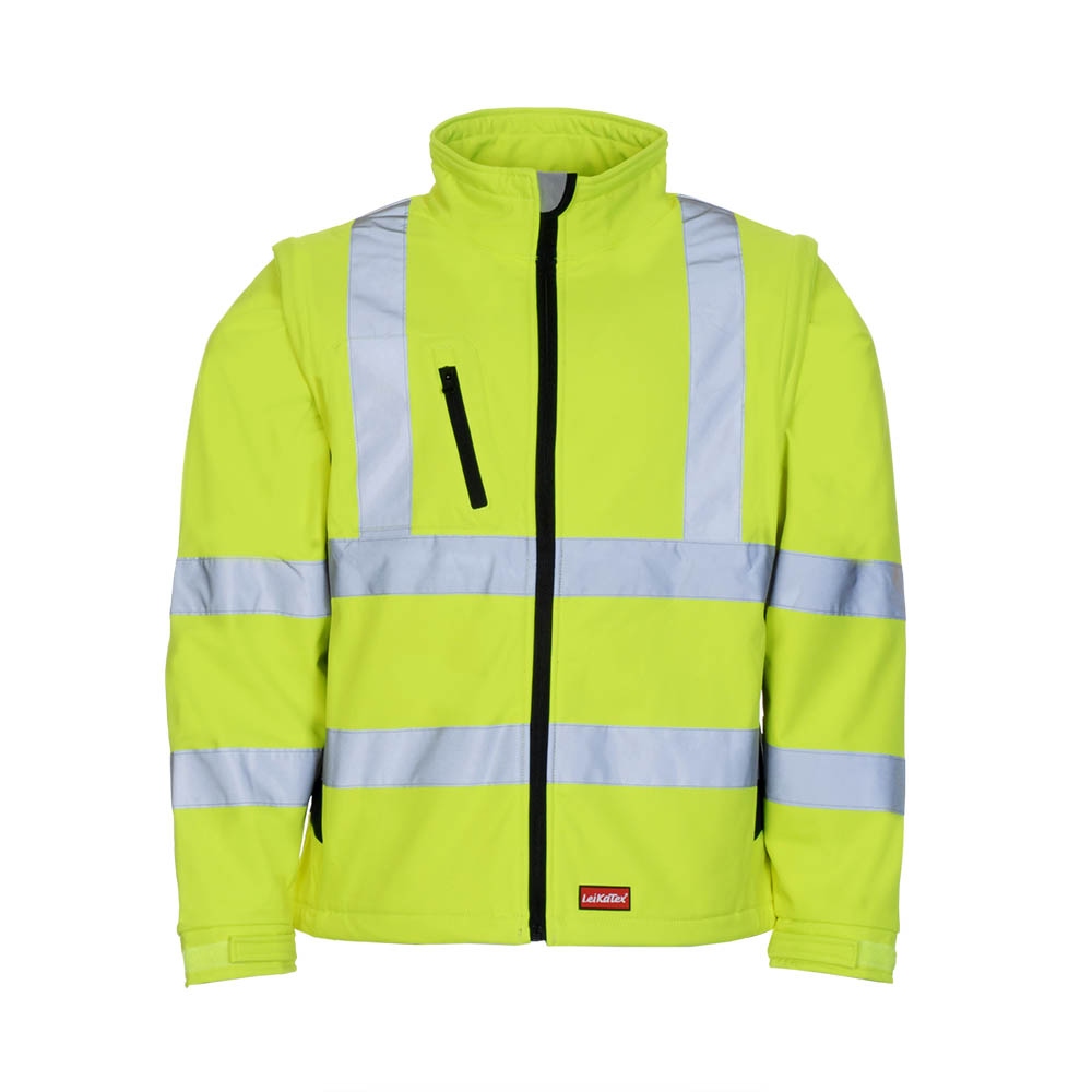 pics/Leipold/E.I.S. Copyright/leikatex-490770-high-visibility-softshell-jacket-and-waistcoat-yellow-front.jpg